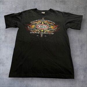 Anvil Black NHRA Graphic‎ Tee